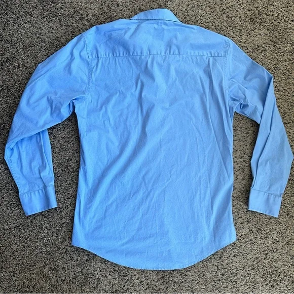 Alfani Slim Fit Stretch Button Down Dress Shirt - Picture 2 of 5